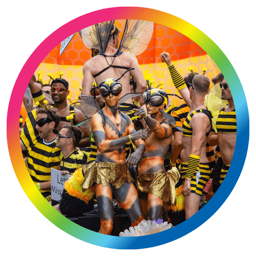 Bodypaint-Schminkkoppies-Amsterdam-Bijen