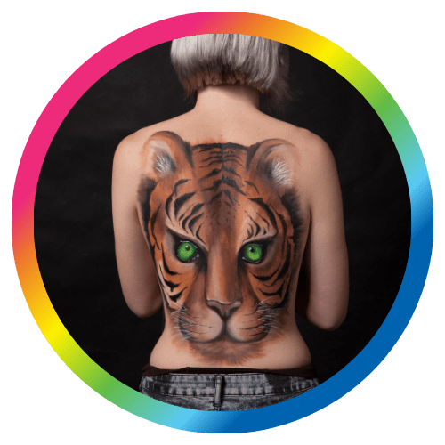 Bodypaint-Schminkkoppies-Amsterdam-Tijger