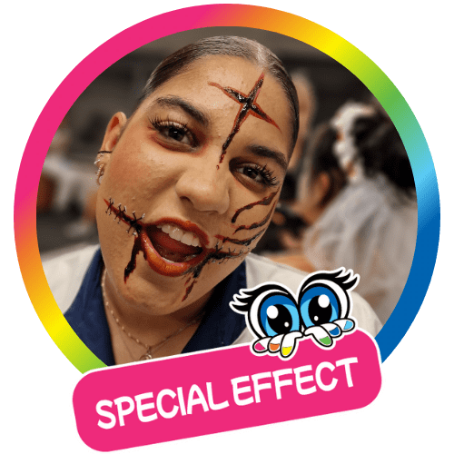 Bodypainting Tiger Schminkkoppies Amsterdam