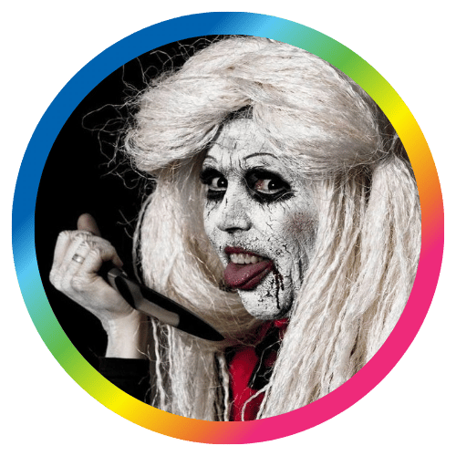 Killer Girl Halloween Amsterdam door Schminkkoppies