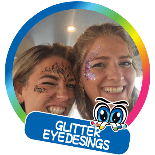 glitter-eyedesign-schminkkoppies-Amsterdam Bodypainting Tiger Schminkkoppies Amsterdam